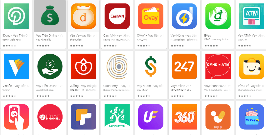 Lừa đảo vay tiền online nhanh trong ngày