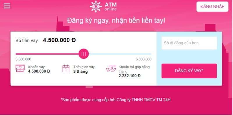 vay tiền trả góp theo tháng chỉ cần CMND